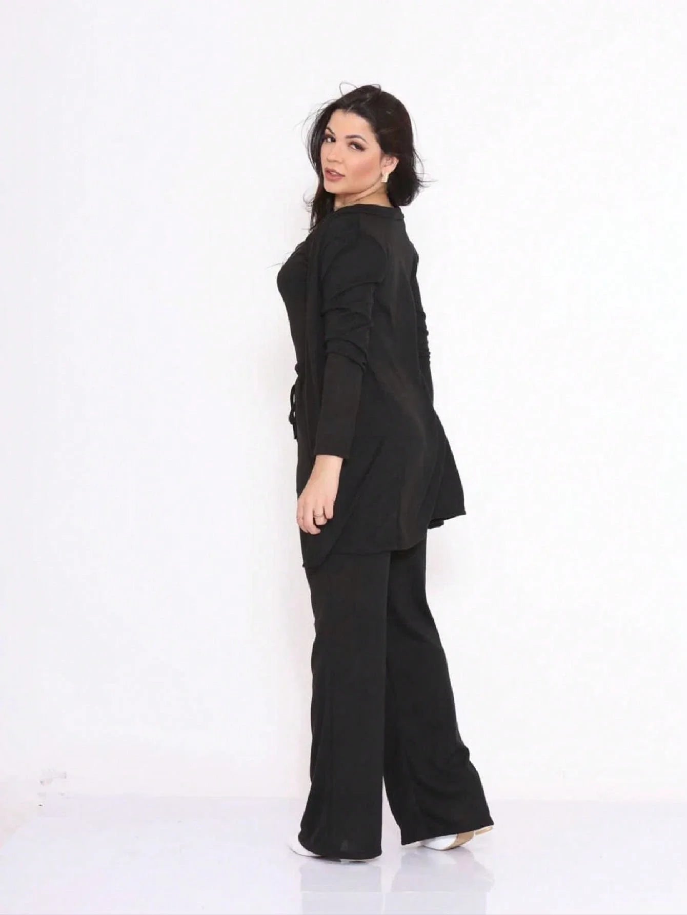 Kit 3 Peças Lanzinha • Pantalona + Blusa + Quimono