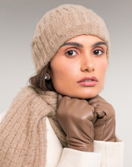 Gorro Tricot Calone Soft Bege Bruma