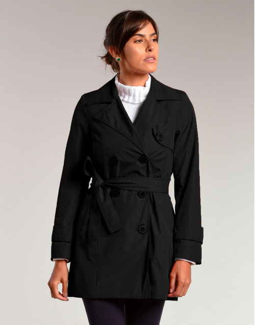 Trench Coat Netley Preto