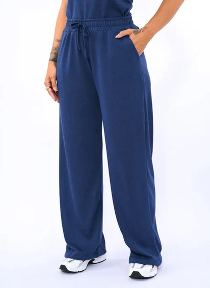 Kit 3 Peças Lanzinha • Pantalona + Blusa + Quimono