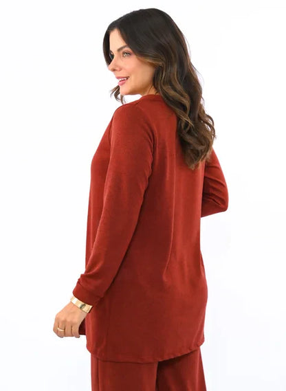 Kit 3 Peças Lanzinha • Pantalona + Blusa + Quimono